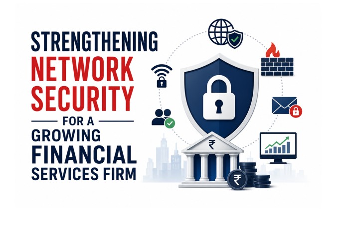 Network security protection for a growing financial services firm