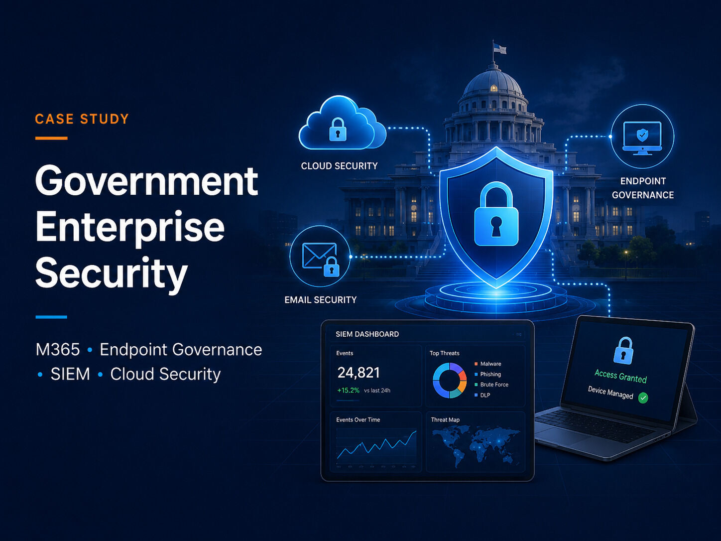 CyberAxis government enterprise cybersecurity transformation case study thumbnail